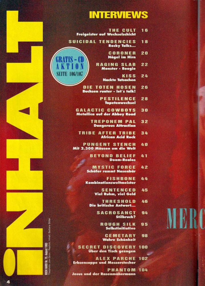 rock hard 08 1993 Index a