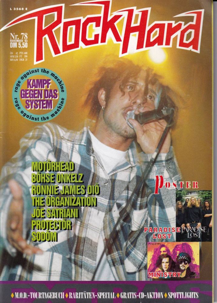 rock hard 11 1993 cover