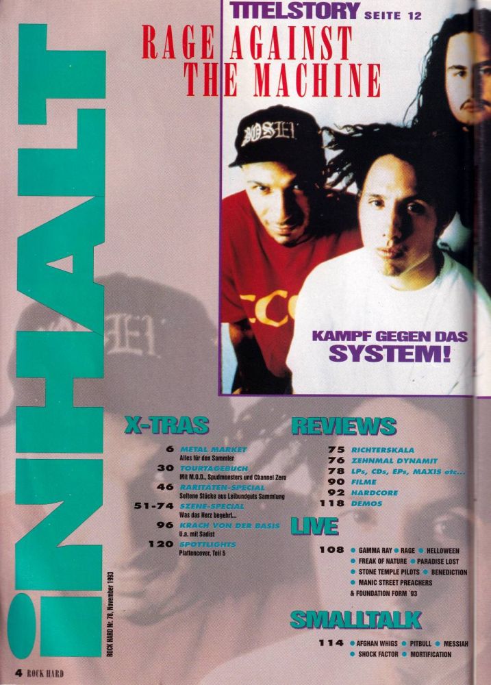 rock hard 11 1993 index a