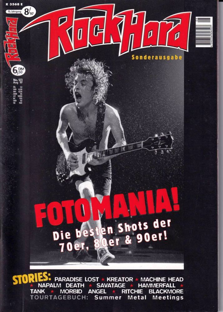 rock hard 08 1997 Heftcover