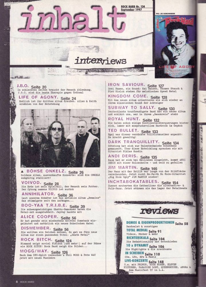 rock hard 09 1997 Index A