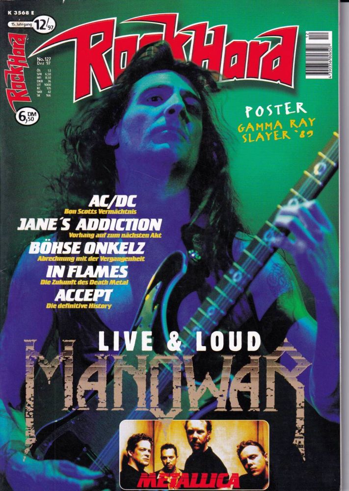 rock hard 12 1997 Heftcover