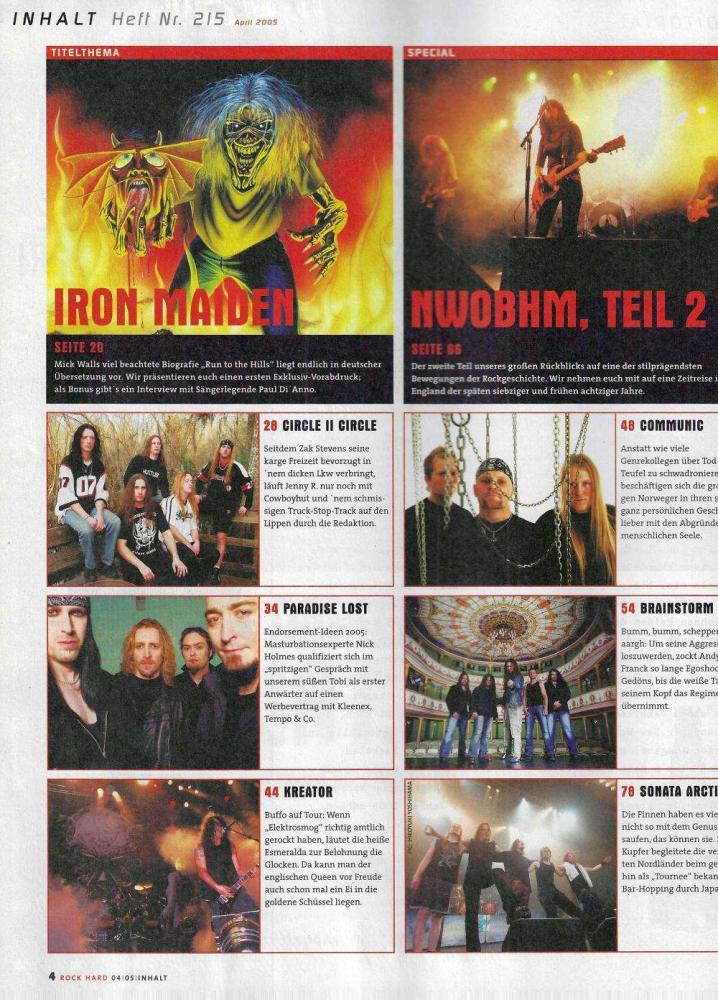 rockhard 04 2005 Inhalt a
