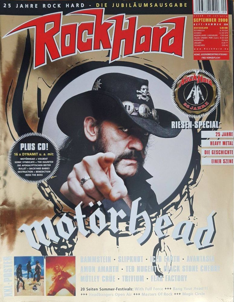 rock hard 09 2008 Heftcover
