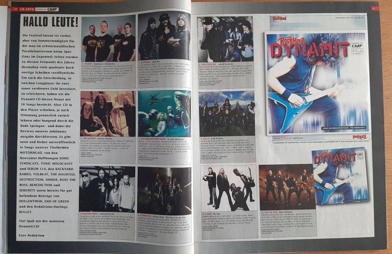 rock hard 09 2008 Inhalt CD