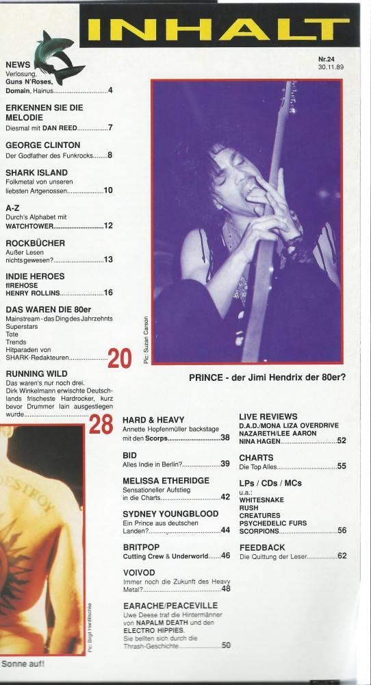 Shark Musikmagazin - Ausgabe 24/1989