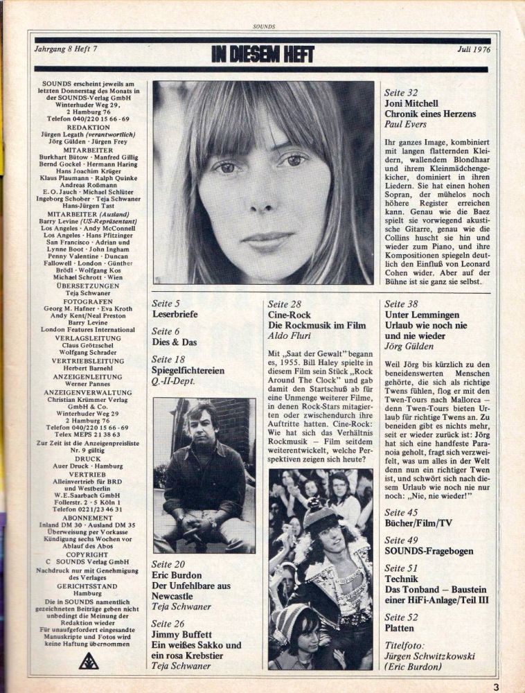 Sounds Juli 1976 (07/76)