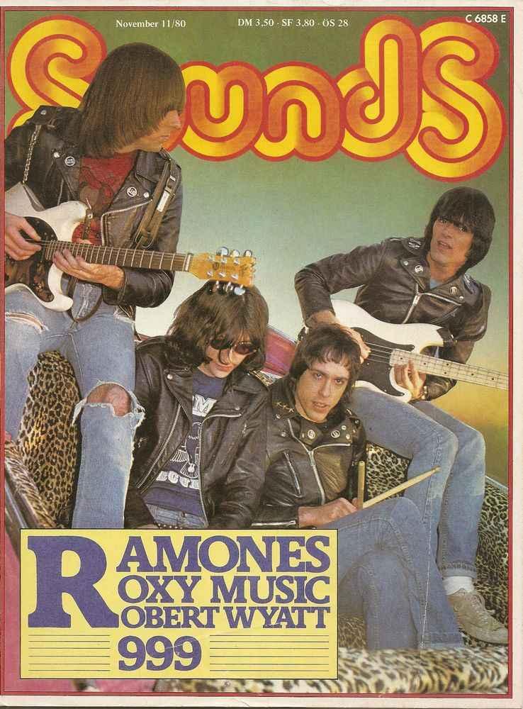Sounds November 1980 (11/80) cover
