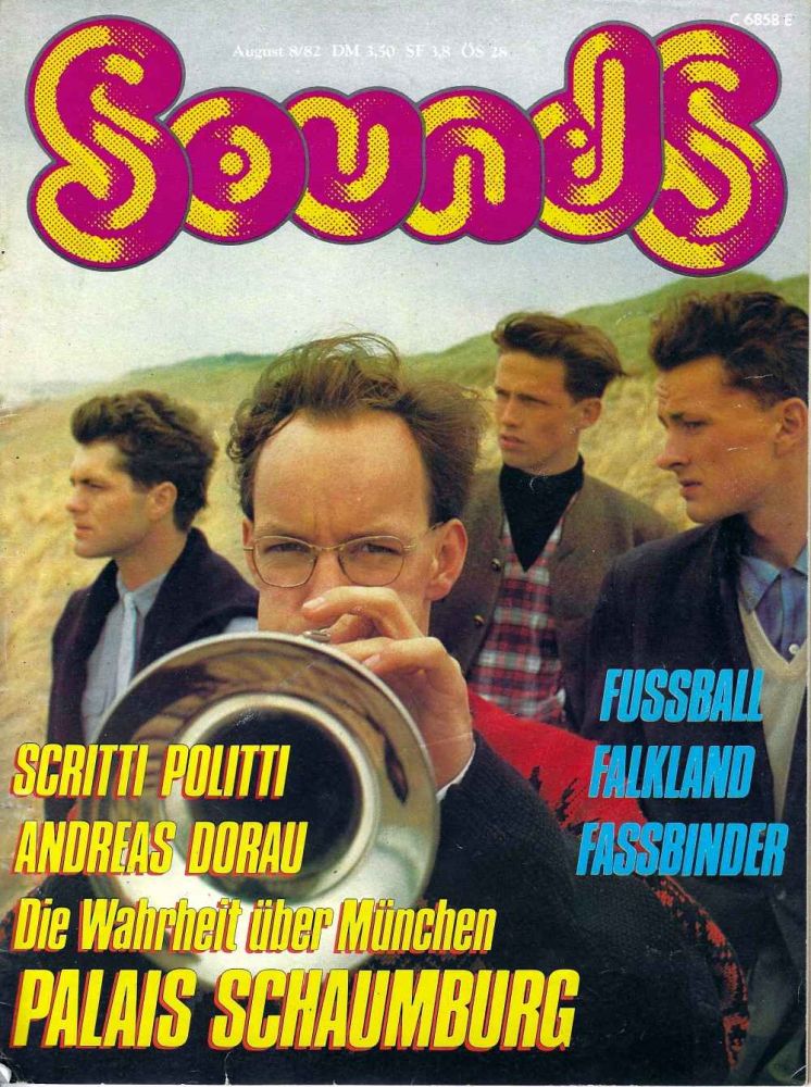 Sounds August 1982 cover