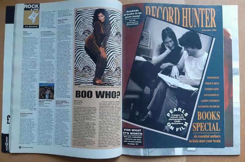 vox-magazine uk 11 1992 Inhalt A