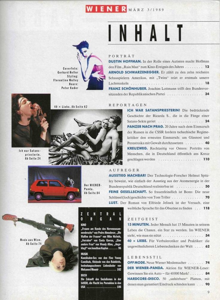 wiener 03 1989 Inhalt