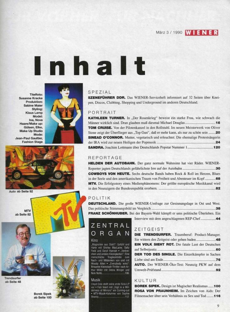 wiener 03 1990 Inhalt