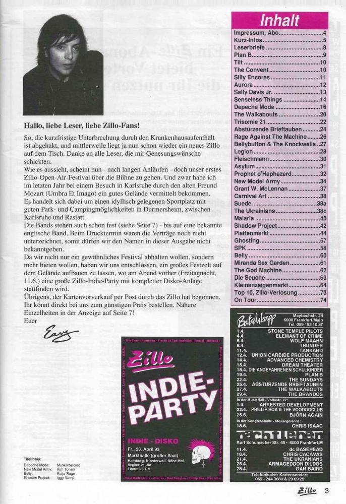zillo 04 1993 Inhalt b