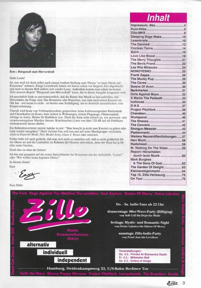 zillo 02 1994 Inhalt