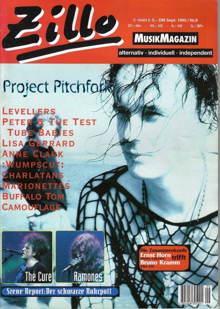 Zillo Musikmagazin 09/1995 cover
