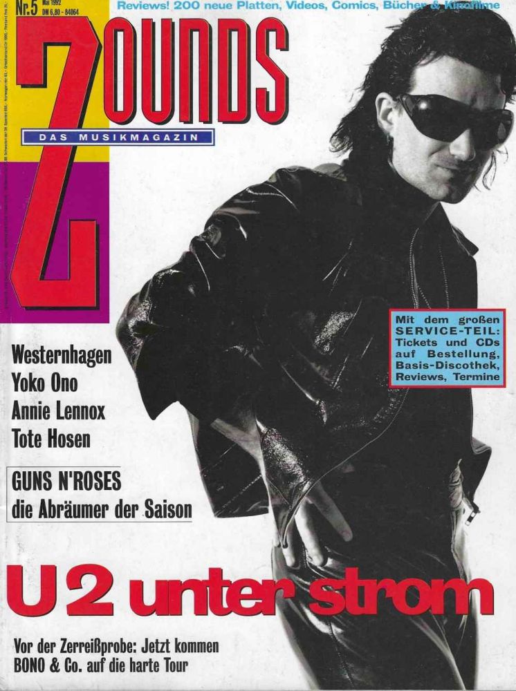 Zounds 05/1992 Titelseite