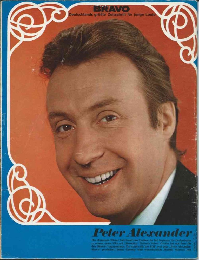 Bravo issue 26/1970 back cover