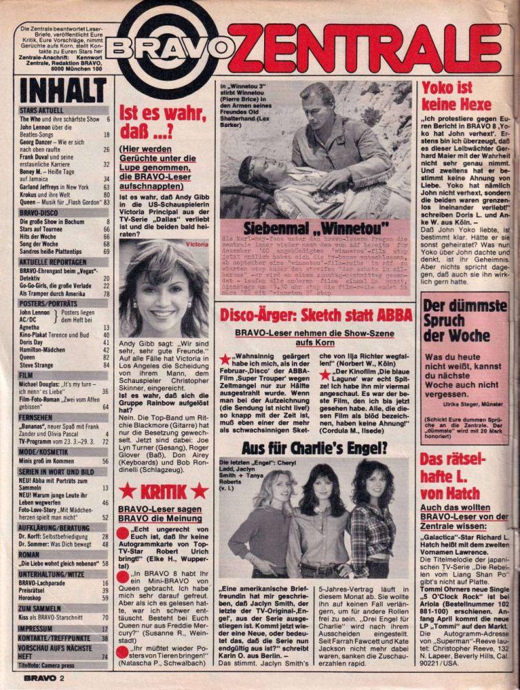 bravo 13 1981 Inhalt