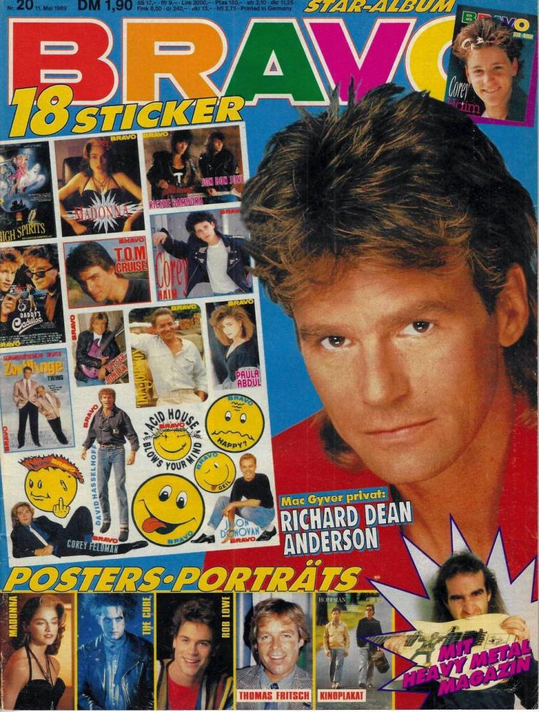 bravo 20 1989 cover