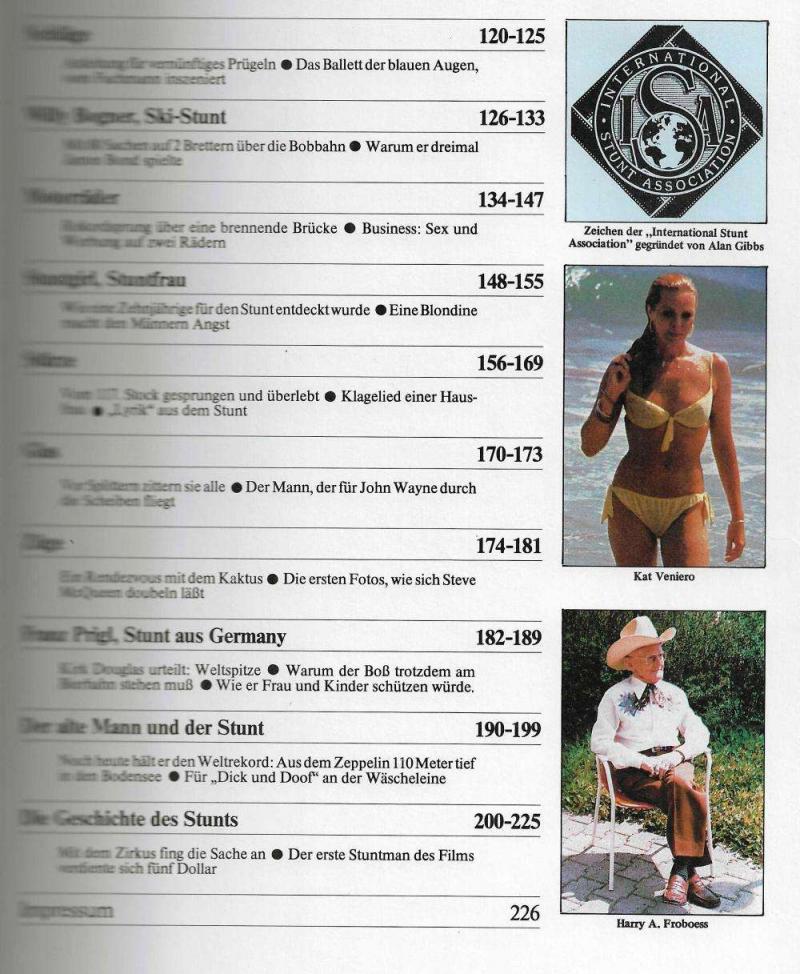 Cinema Filmbuch - Stuntman Inhalt b