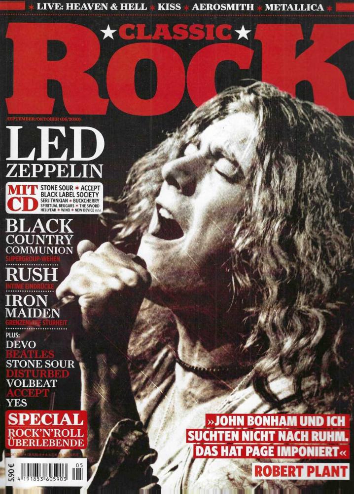 classic rock 09 2010 cover