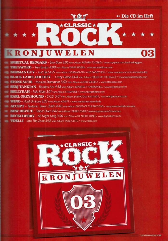 classic rock 09 2010 content cd