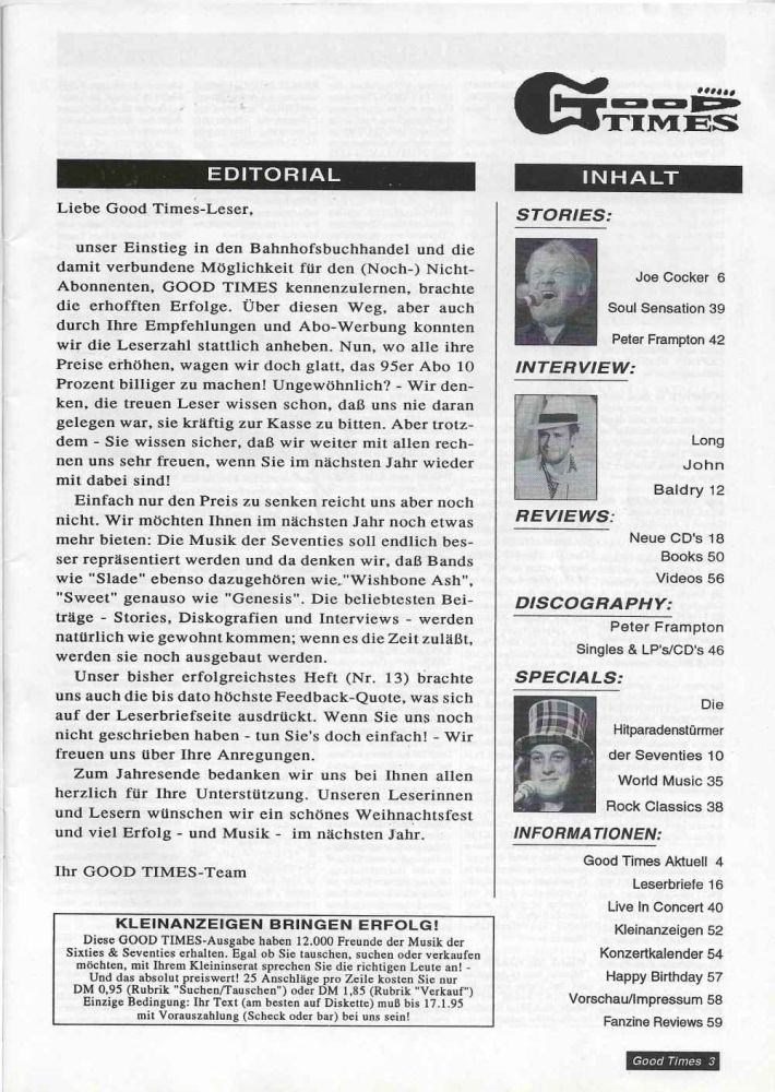 Good Times - Issue 014 content
