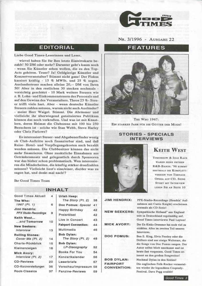Good Times - Issue 022 content