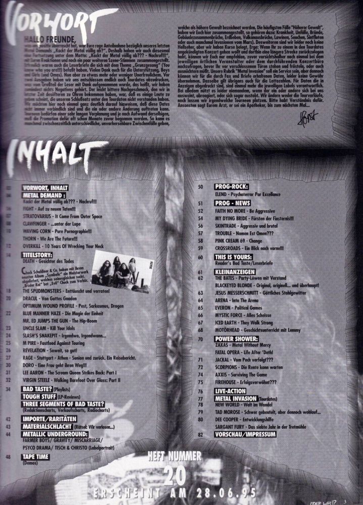 Heavy oder was 05 1995 Inhalt