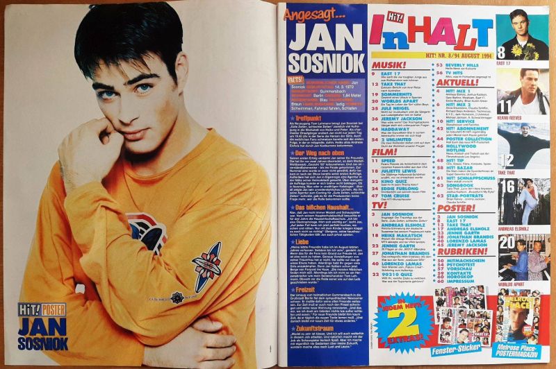 hit magazine 08 1994 Index