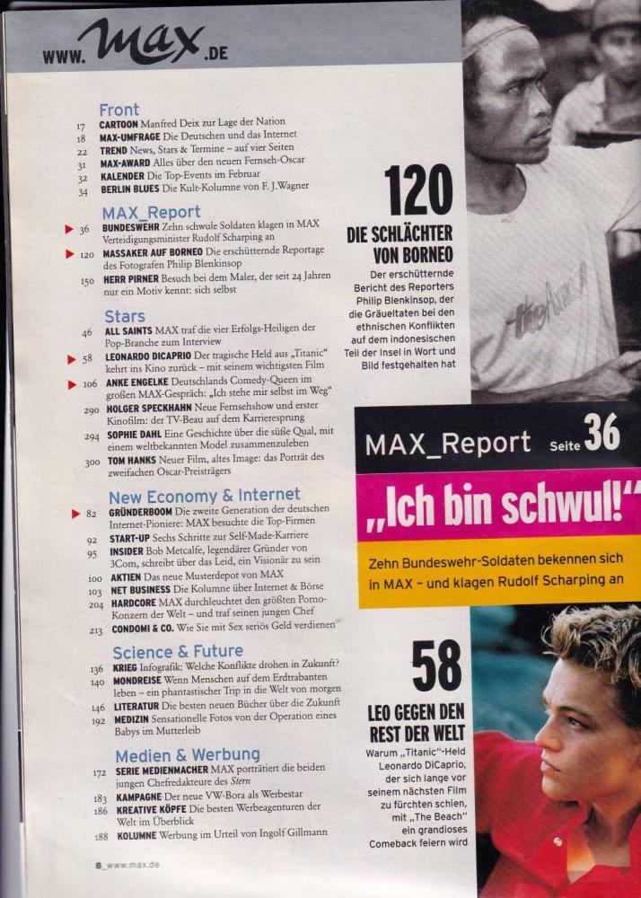 max magazine 02 2000 content a