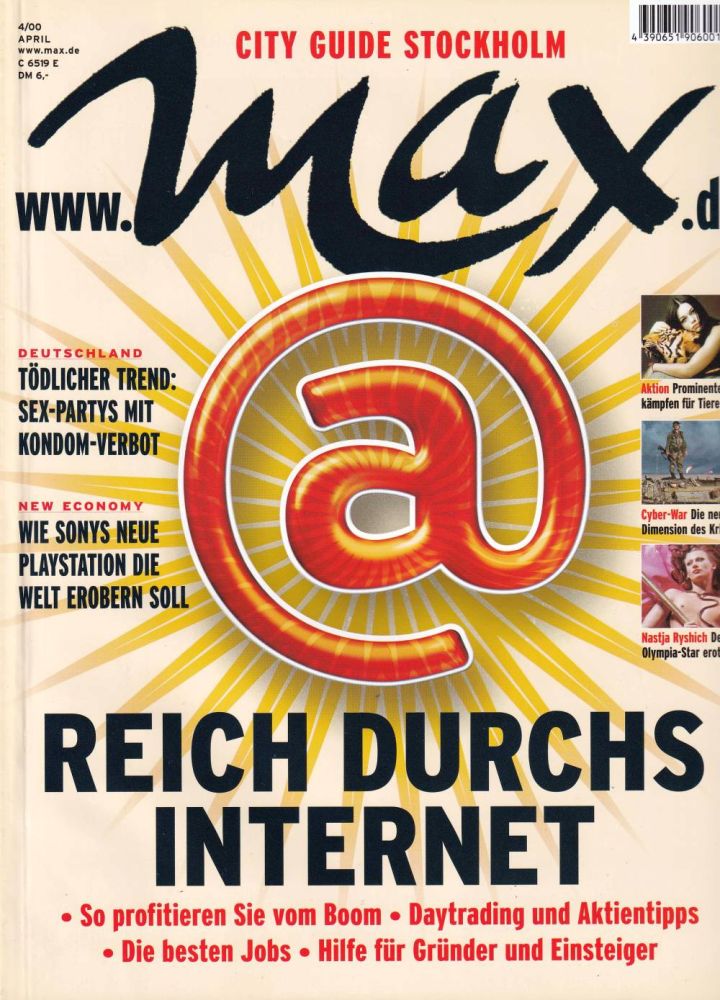 Max Magazin 04-2000 cover