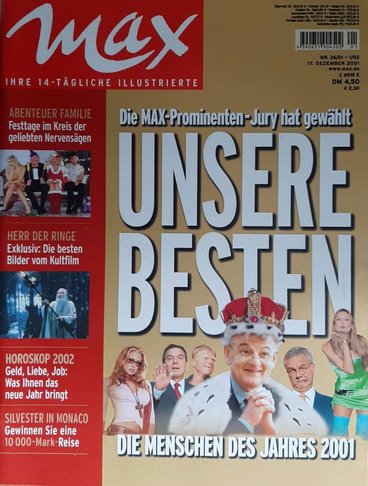 max 26 2001 cover