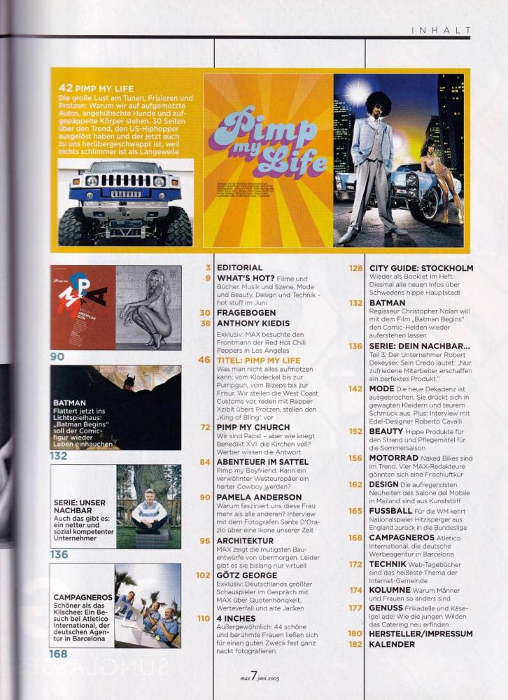 max magazine 06 2005 content b