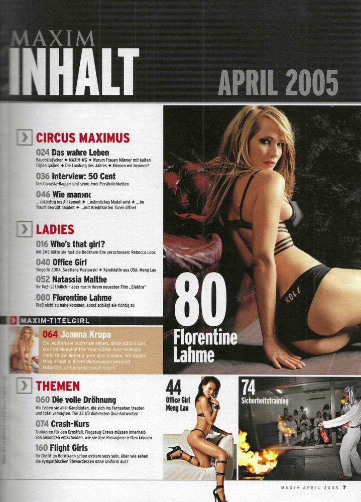 maxim 04 2005 Inhalt a