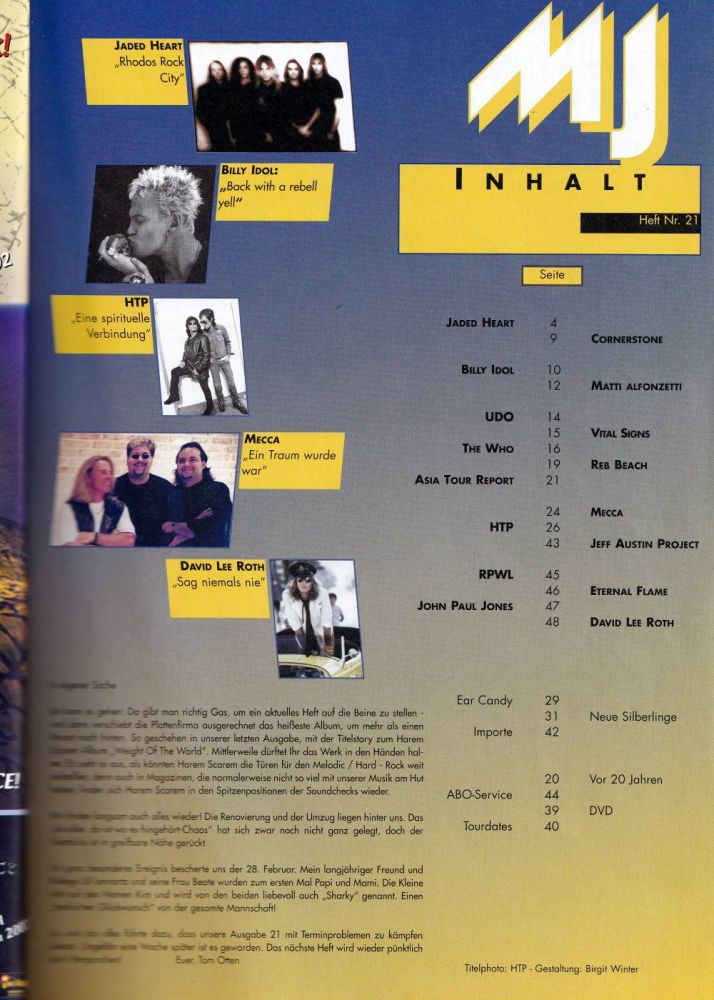 melodic journey Nummer 21 Inhalt