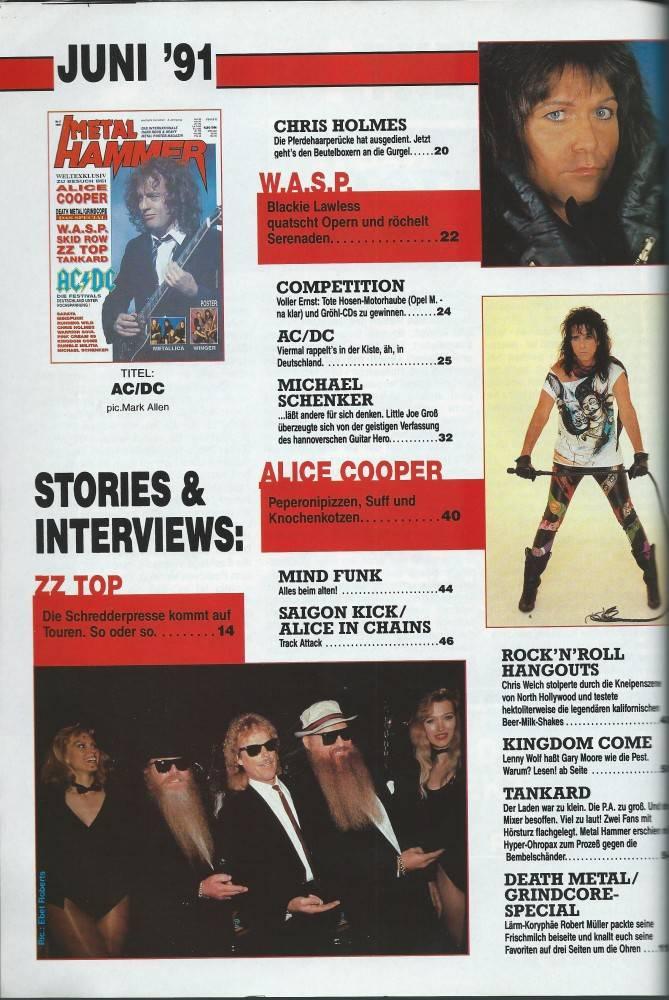 Metal Hammer 06-1991 content a