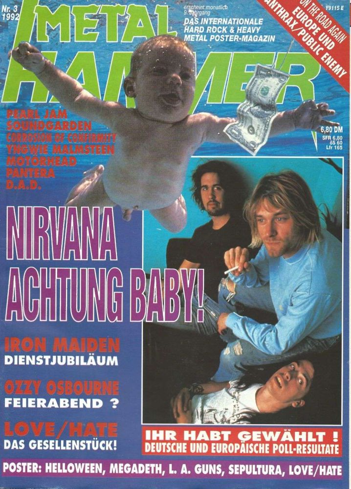 Metal Hammer 03 1992 cover