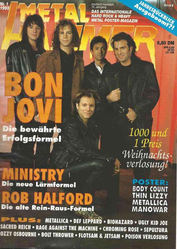 Metal Hammer 01-1993 cover