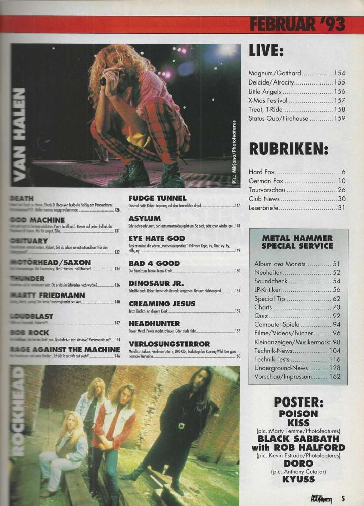Metal Hammer 02 1993 content b