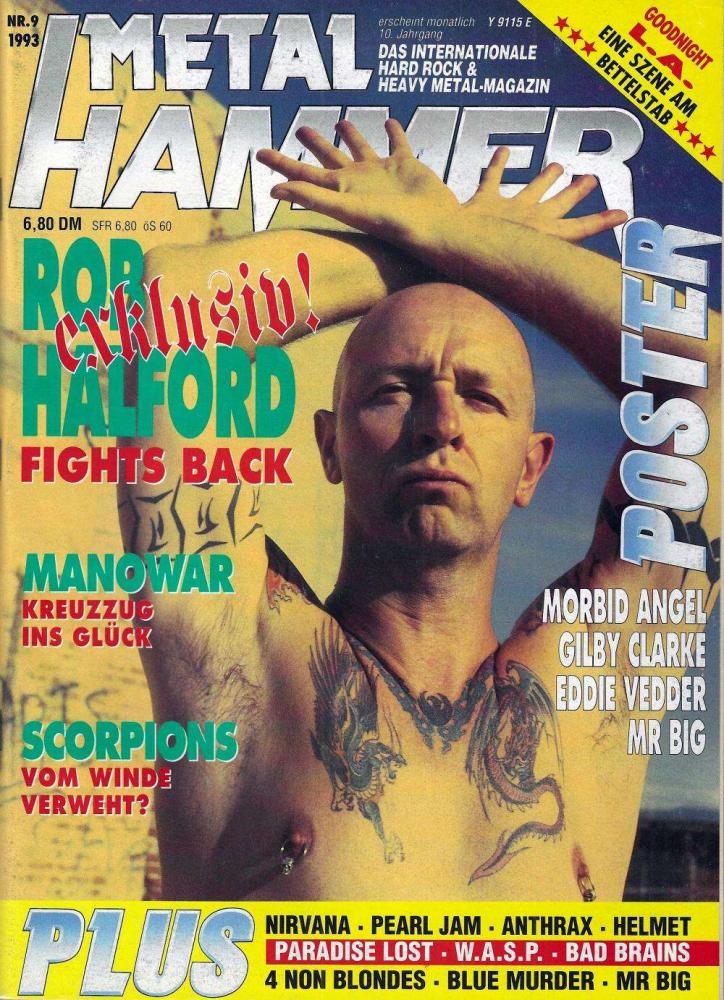 Metal Hammer 09-1993 Heftcover
