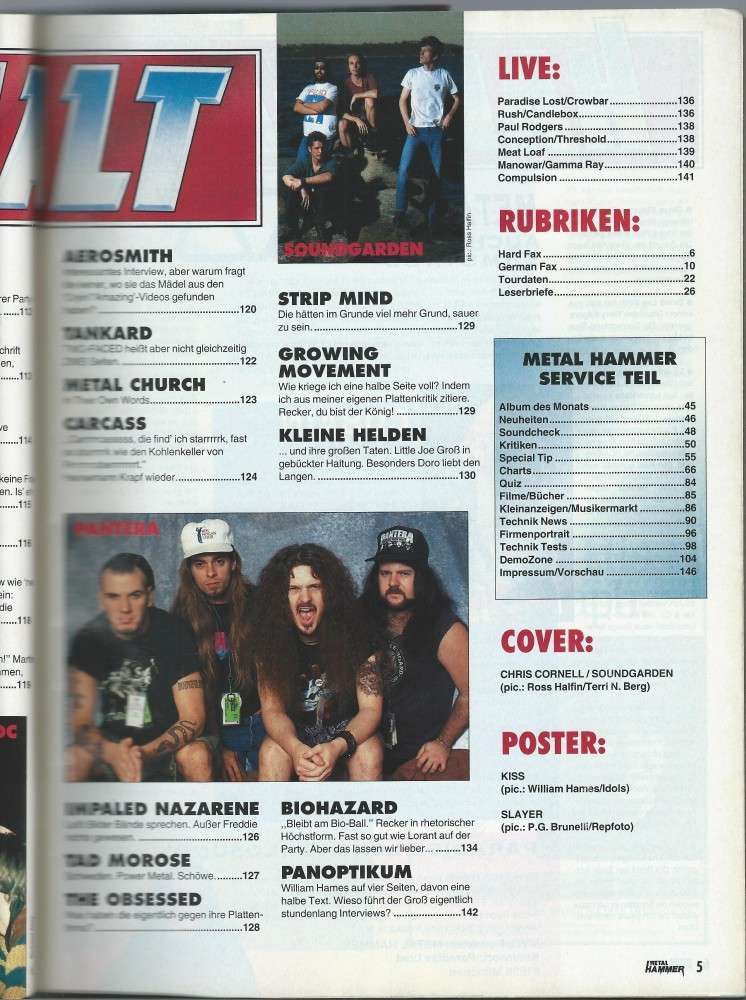 Metal Hammer 04 1994 content b