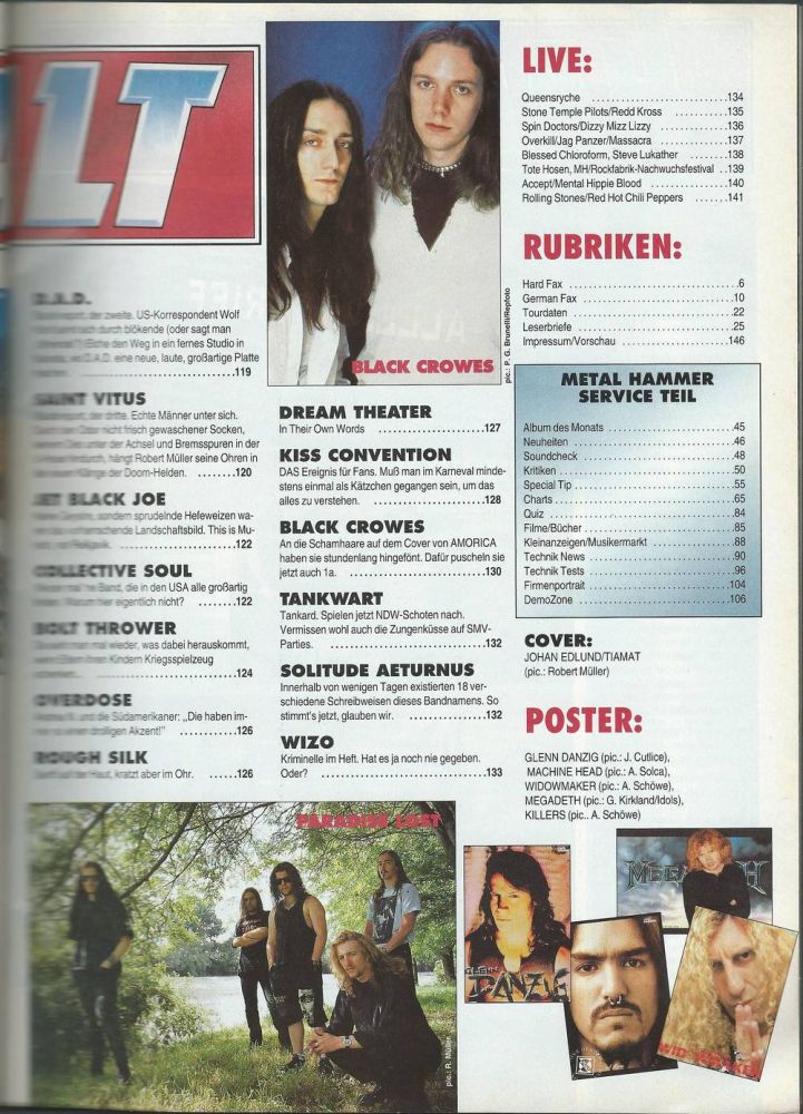 Metal Hammer 01 1995 index b