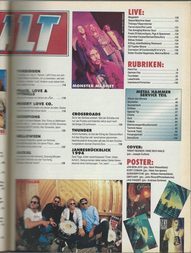 Metal Hammer Magazine 02-1995 content b