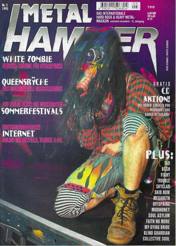Metal Hammer 05 1995 Heftcover