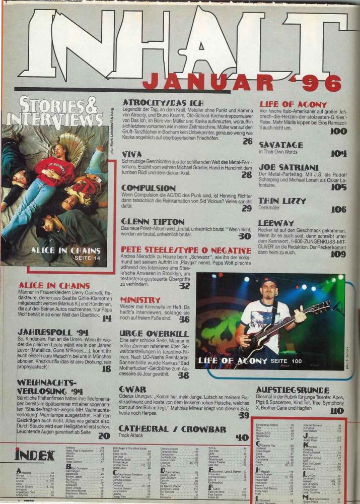 Metal Hammer 01-1996 Index a