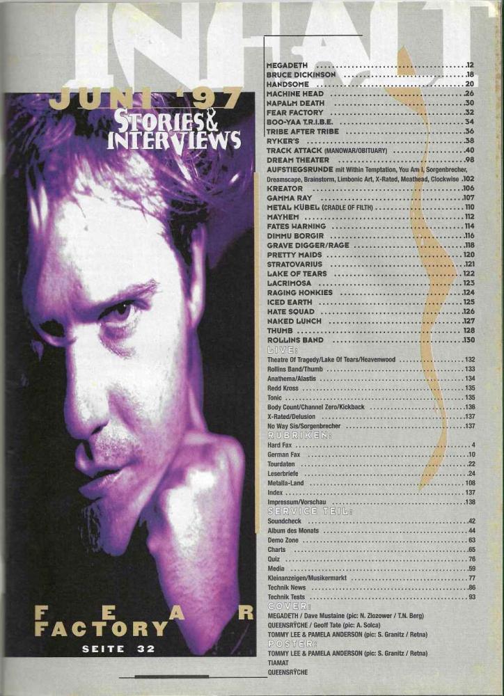 Metal Hammer (06/1997) content