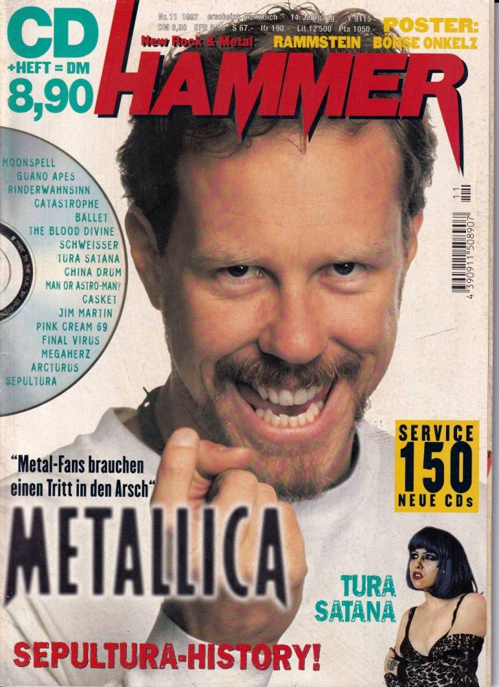 metal hammer 11 1997 Heftcover