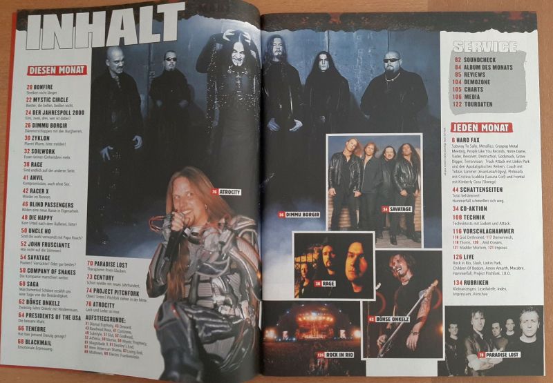 Metal Hammer 03 2001 content a