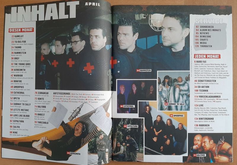 Metal Hammer 04 2001 content a